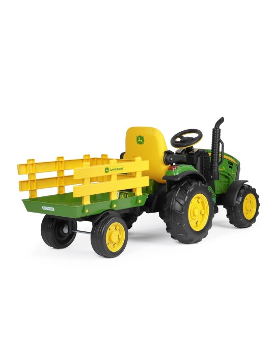 Traktor na akumulator z pilotem John Deere RC Litowy