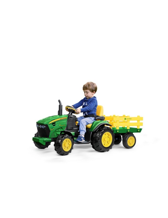 Traktor na akumulator z pilotem John Deere RC Litowy