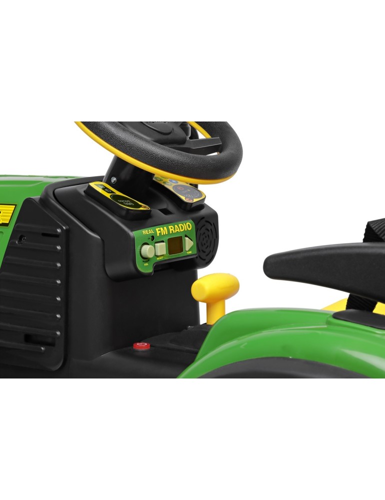 Traktor na akumulator z pilotem John Deere RC Litowy