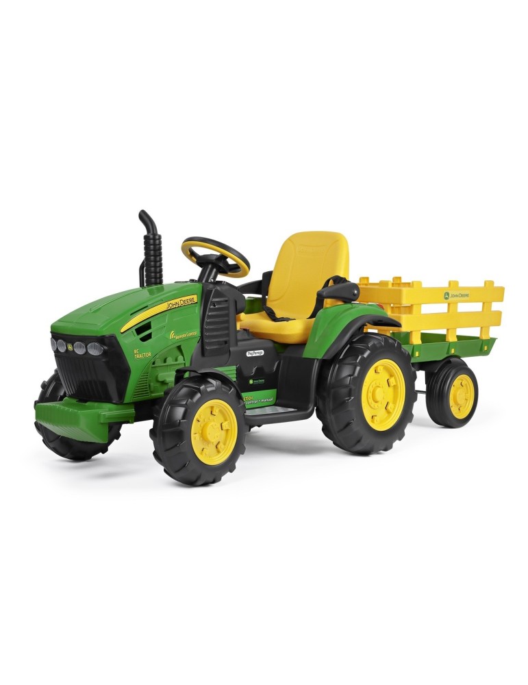 Traktor na akumulator z pilotem John Deere RC Litowy