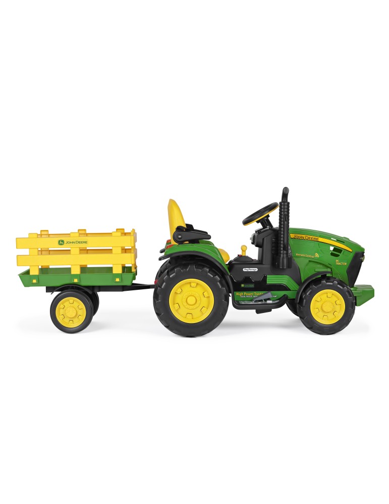 Traktor na akumulator z pilotem John Deere RC Litowy