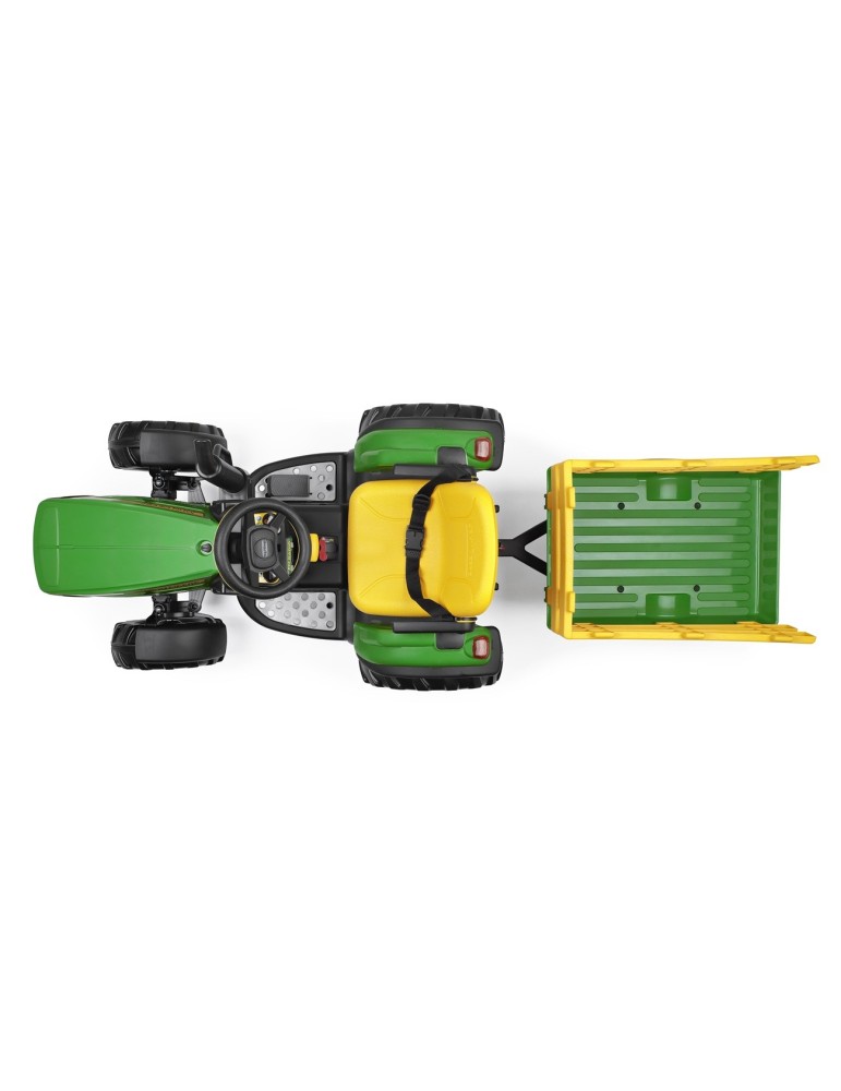 Traktor na akumulator z pilotem John Deere RC Litowy