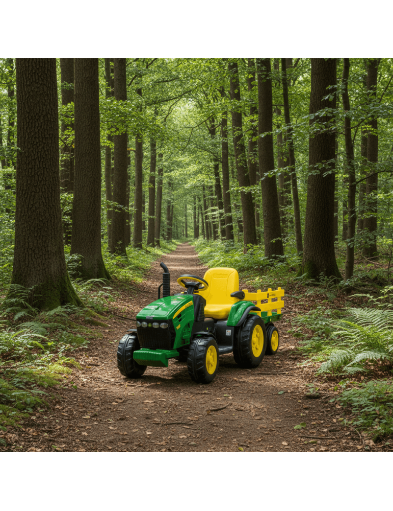 Traktor na akumulator John Deere Ground Force 12V Litowy akumulator