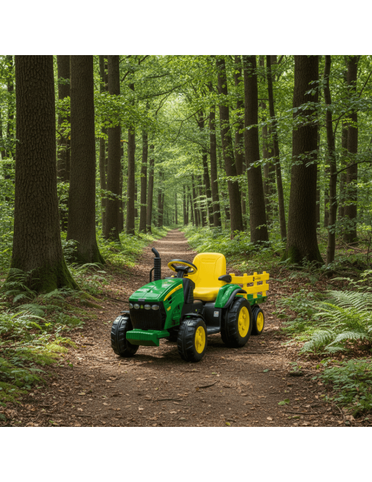 Traktor na akumulator John Deere Ground Force 12V Litowy akumulator