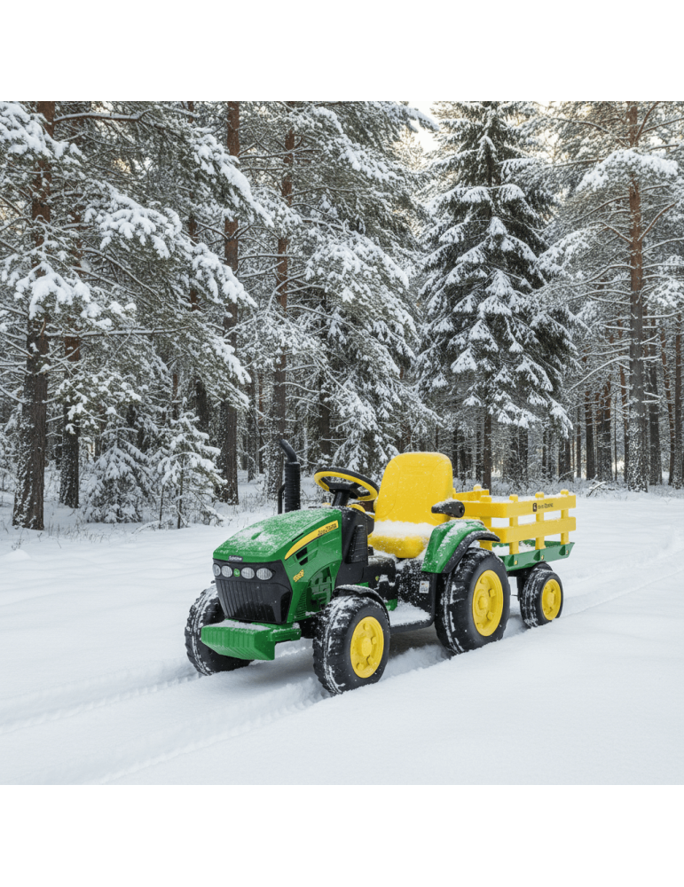 Traktor na akumulator John Deere Ground Force 12V Litowy akumulator