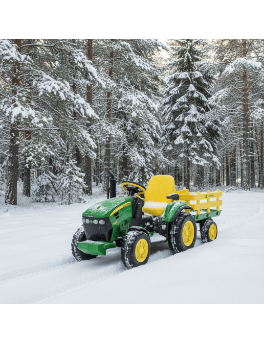 Traktor na akumulator John Deere Ground Force 12V Litowy akumulator