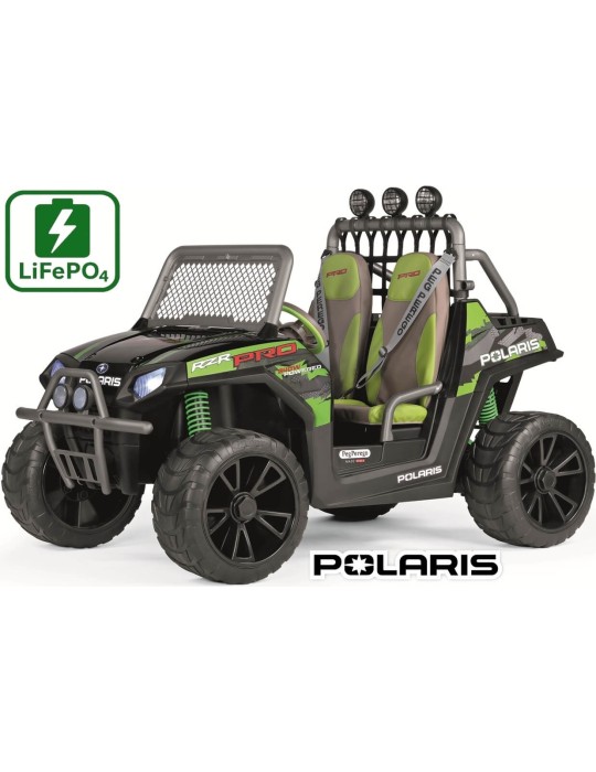 Polaris RZR PRO 24V Green Shadow – najmocniejszy pojazd Peg Perego