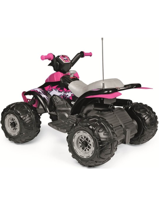Peg Perego CORRAL T-REX 330W PINK – quad dla dziewczynki 12V