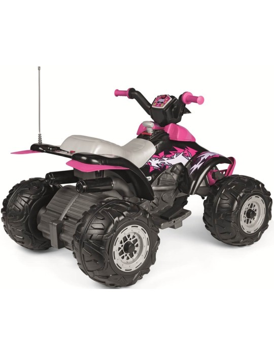 Peg Perego CORRAL T-REX 330W PINK – quad dla dziewczynki 12V