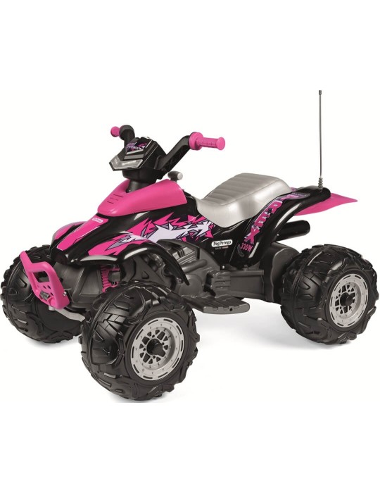 Peg Perego CORRAL T-REX 330W PINK – quad dla dziewczynki 12V
