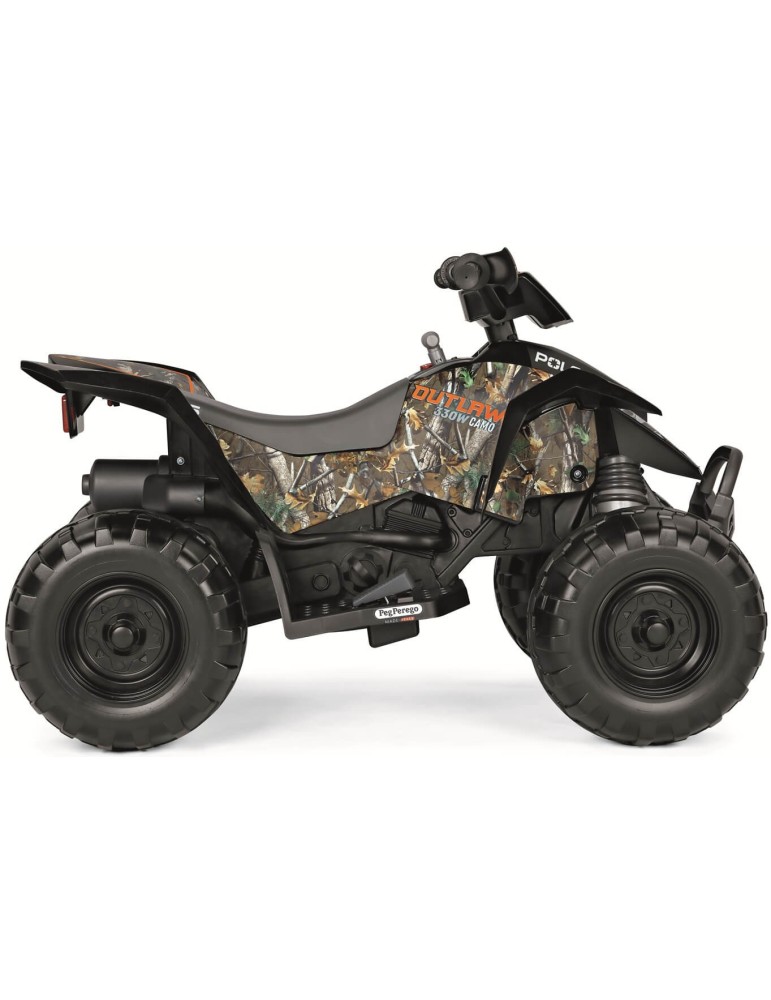 Peg Perego POLARIS OUTLAW CAMO 330W – quad elektryczny 12V dla dzieci