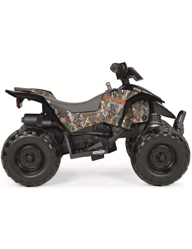 Peg Perego POLARIS OUTLAW CAMO 330W – quad elektryczny 12V dla dzieci