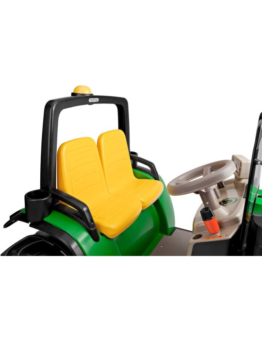 John Deere Dual Force 12V – dwuosobowy traktor Peg Perego