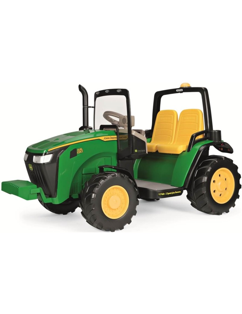 John Deere Dual Force 12V – dwuosobowy traktor Peg Perego