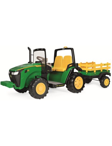John Deere Dual Force 12V – dwuosobowy traktor Peg Perego