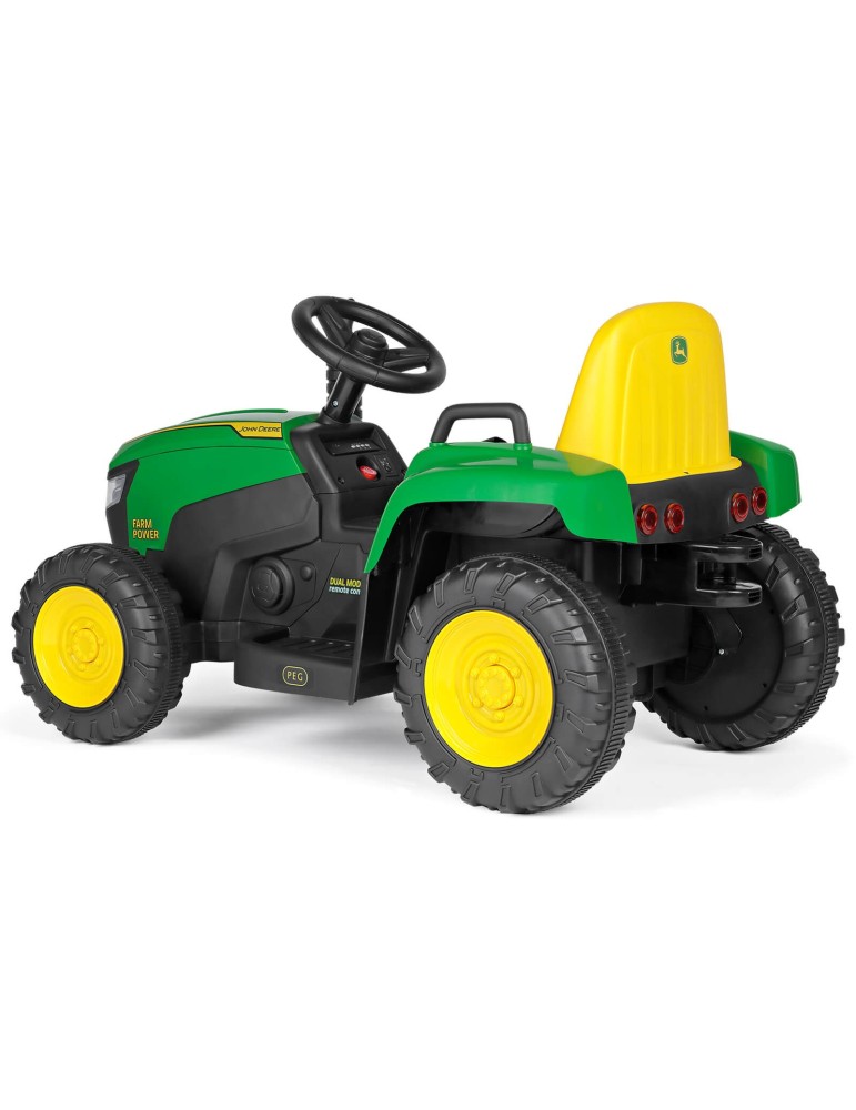 John Deere Farm Power 12V – traktor na akumulator z pilotem | Peg Perego