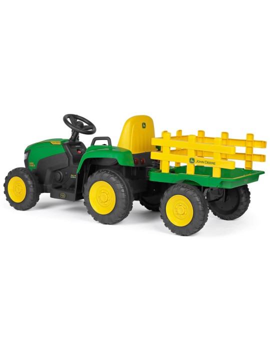 John Deere Farm Power 12V – traktor na akumulator z pilotem | Peg Perego
