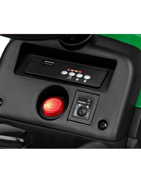 John Deere Farm Power 12V – traktor na akumulator z pilotem | Peg Perego