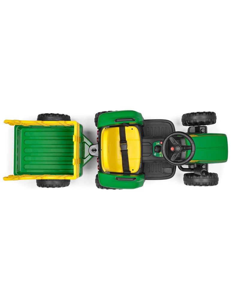 John Deere Farm Power 12V – traktor na akumulator z pilotem | Peg Perego