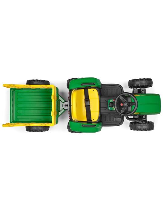 John Deere Farm Power 12V – traktor na akumulator z pilotem | Peg Perego