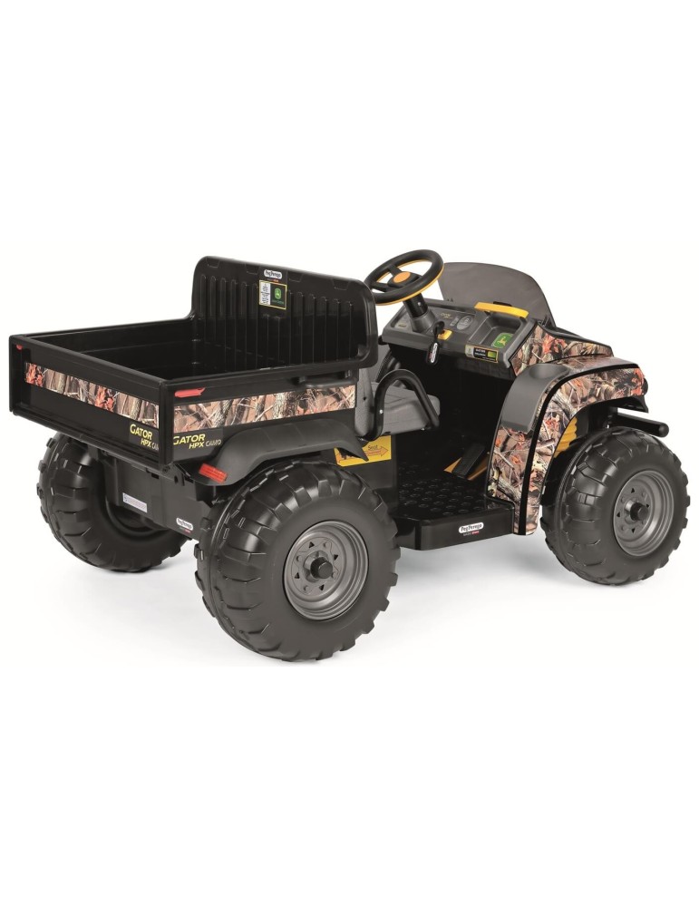 John Deere Gator CAMO 12 V – terenowa ciężarówka-wywrotka Peg Perego