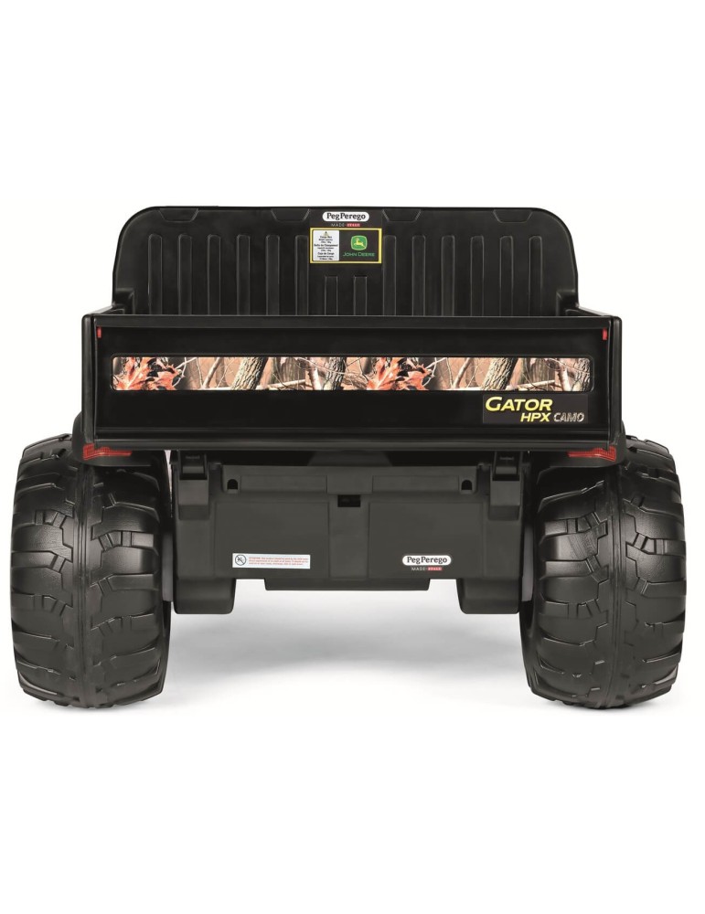John Deere Gator CAMO 12 V – terenowa ciężarówka-wywrotka Peg Perego