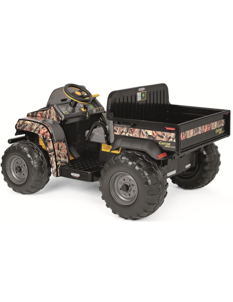 John Deere Gator CAMO 12 V – terenowa ciężarówka-wywrotka Peg Perego