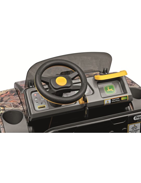 John Deere Gator CAMO 12 V – terenowa ciężarówka-wywrotka Peg Perego