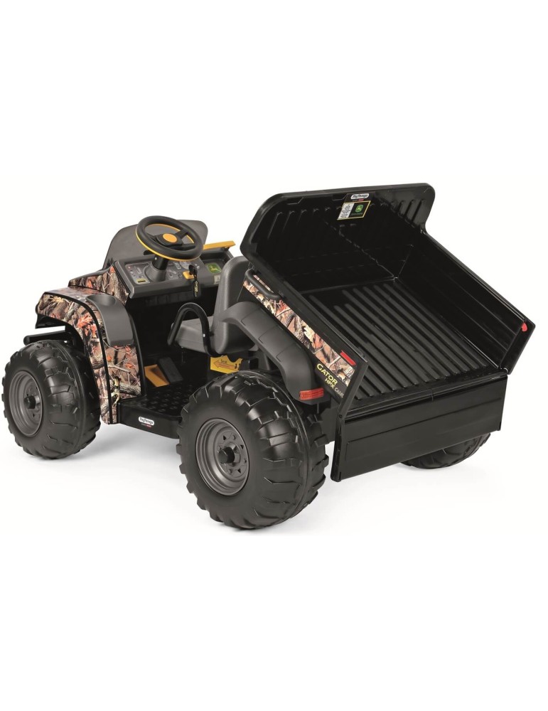 John Deere Gator CAMO 12 V – terenowa ciężarówka-wywrotka Peg Perego