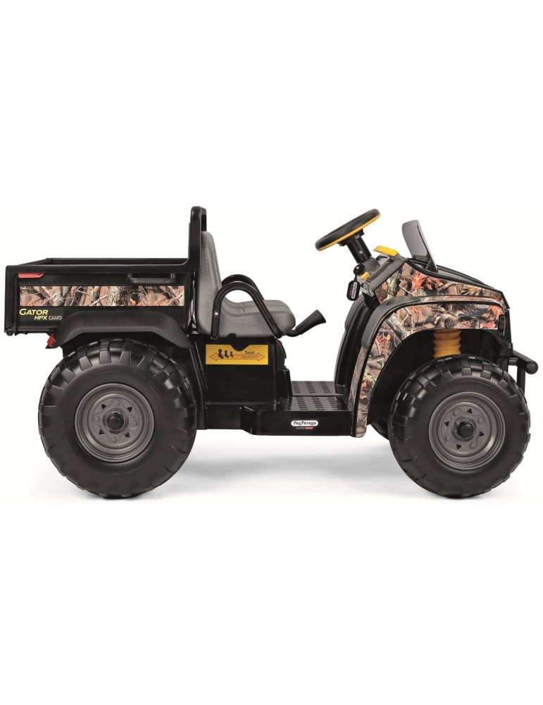 John Deere Gator CAMO 12 V – terenowa ciężarówka-wywrotka Peg Perego