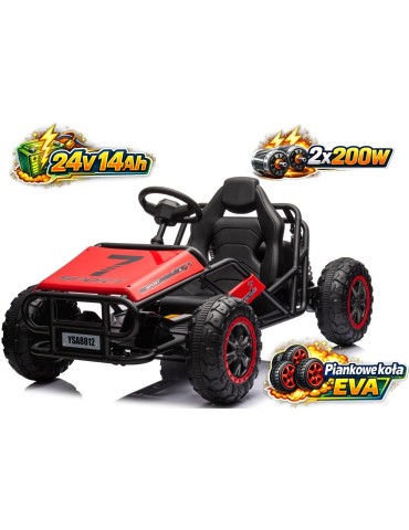 Buggy A8812 24V 400W | Pojazd na akumulator dla dzieci | EVA