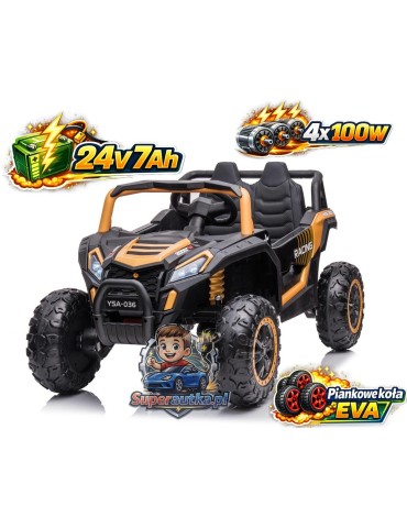 Samochód elektryczny Buggy dla dzieci 24V 400W | Dwuosobowy | Koła EVA