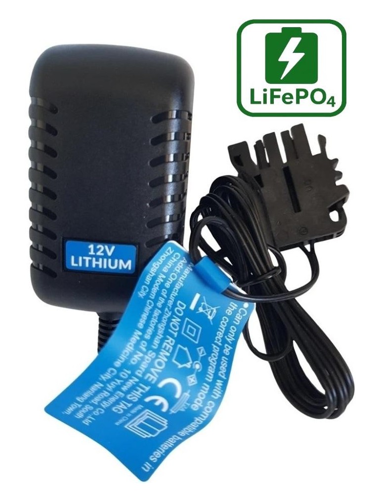 Ładowarka 12V Peg Perego do akumulatorów litowych LiFePo4