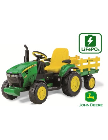 Traktor na akumulator John Deere Ground Force 12V Litowy akumulator