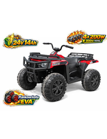 Samochód elektryczny Buggy dla dzieci 24V 800W | Dwuosobowy | Koła EVA
