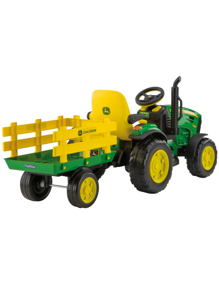 Traktor na akumulator John Deere Ground Force 12V Litowy akumulator